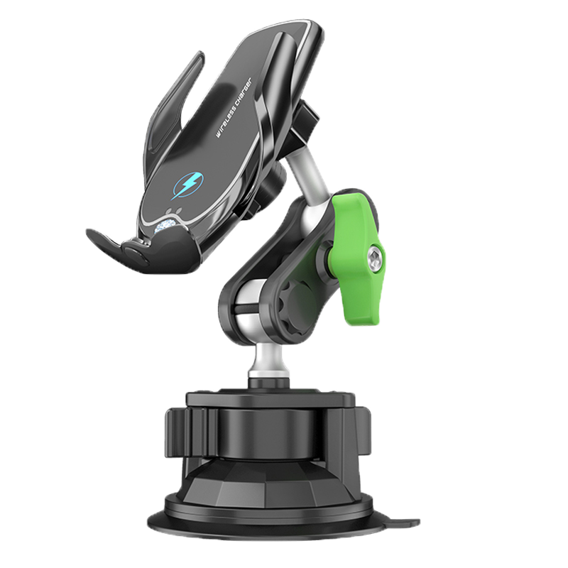 Universal Wireless Charing Phone Holder with Suction Cup Mount