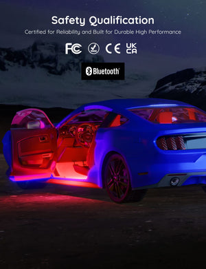 Smart Car Interior Lights with App Control