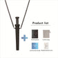 Flat head perfume extractor necklace spring retractable straw anxiety relief decompression mindfulness 2-in-1 breathing pendant
