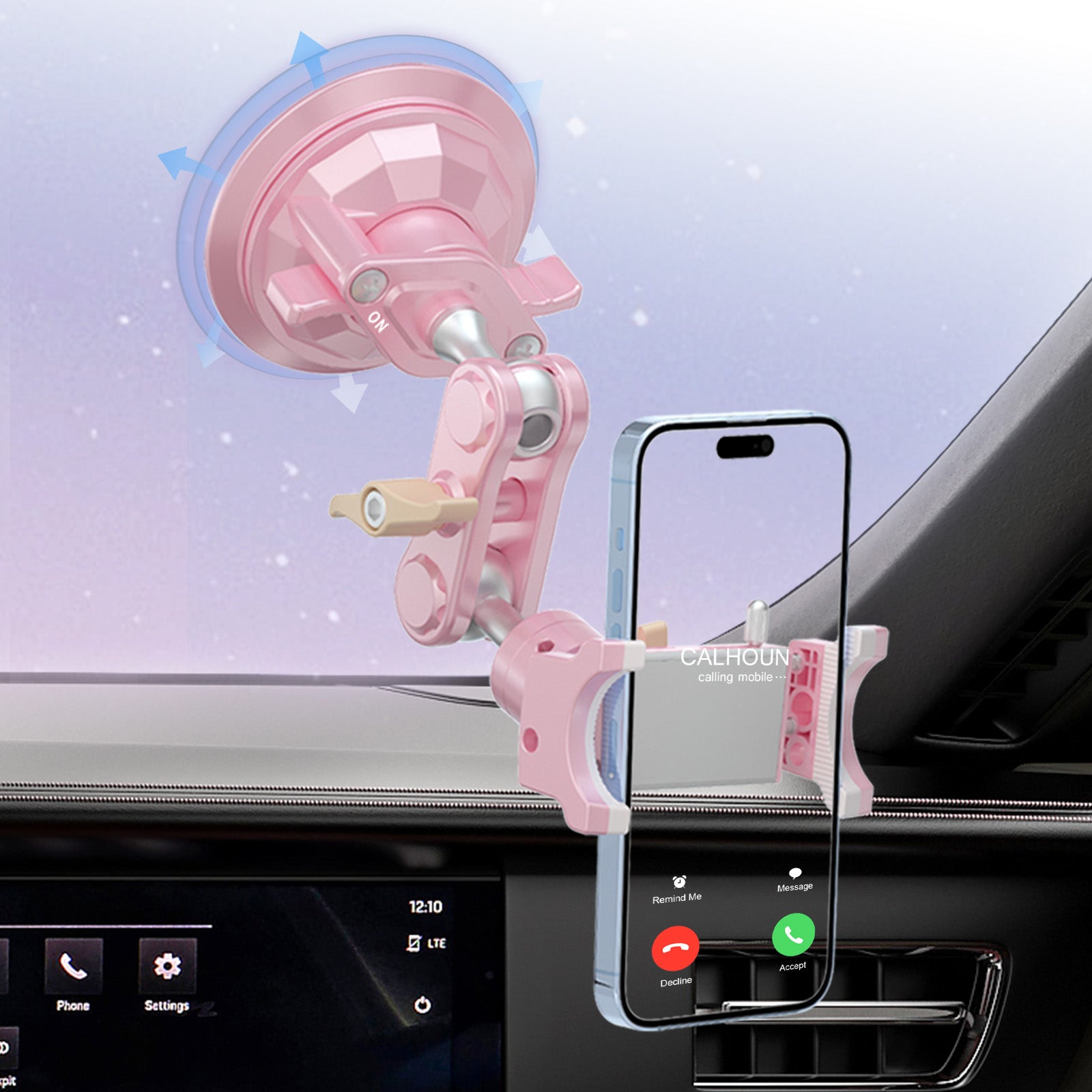 leepiya Car Phone Holder for Video Recording Universal Magic Arm